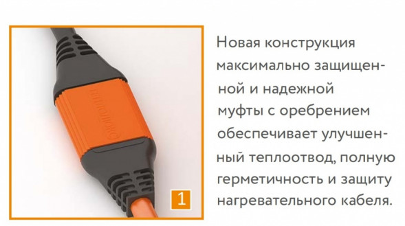 Нагревательный кабель Теплолюкс ProfiRoll 42,0 м/675 Вт
